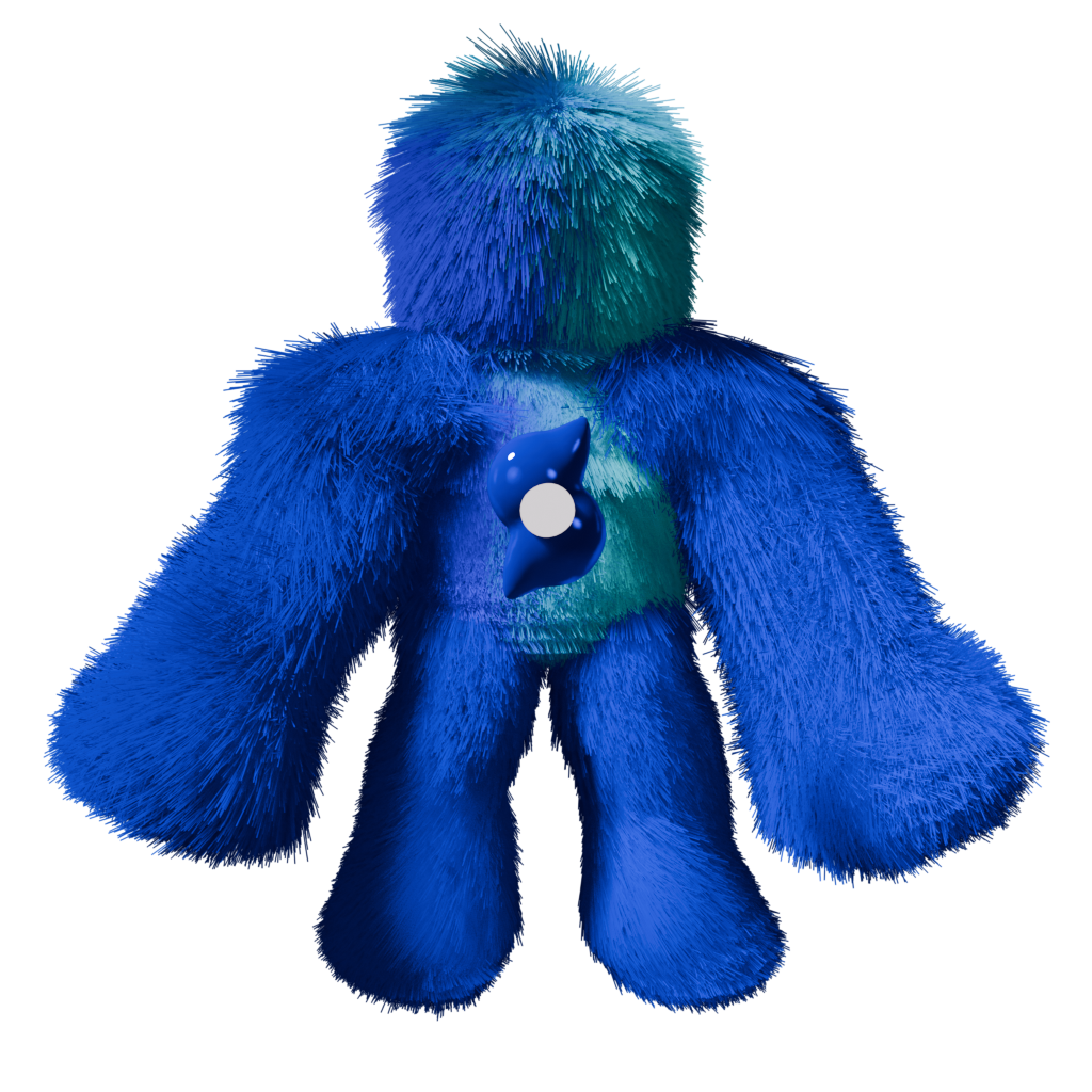 Blue Soul 3D Model png